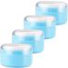 Hohopeti 8 Pcs Body Powder Puff Box - Travel Makeup Puff Set for Baby Powder Application - Charming Blue Air Cushion - 8x8x6cm - 2pcs - Buy Online on GoSupps.com