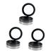 Beavorty 3 pcs travel cosmetic jar cosmetic powder container setting powder container makeup powder case