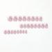 Justotry 24 Pcs Milky White French Short False Nails - Trendy Nude Squoval Fake Nails with Glue - Women's Nail Art - Buy Online on GoSupps.com