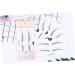 NOLITOY 2 Cosmetology Kit Eyebrow Stencils Beauty Eyebrow Card Eyebrow Stickers Card A607 Portable - Buy Online on GoSupps.com