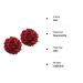 Buy Elegant Red Flower Hair Clips for Girls - 2 Piece Wedding Set | Bonamart - Buy Online on GoSupps.com