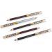 OHPHCALL 2pcs Eyebrow Pencil Brush Eyebrow Shaper Brush Brown Eyeliner Leopard Waterproof Brown Kit - Buy Online on GoSupps.com