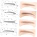 Beavorty 24 Pcs 48 Easy Eyebrow Stencil Eyebrow Shaping Stencils Eyebrow Makeup Tools Card - Buy Online on GoSupps.com