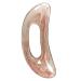 NTRUXZP GUA SHA Massage device with handle (plastic) Larger Guasha Scraping Schaub tool for back neck face leg massage tool muscle relaxation & pain relief removal of fatigue pink