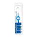 Curaprox interdental brushes 5er mix with holder sizes 0.6-1.1 mm for cleaning the interdental spaces CPS Prime (set made of 5 brushes 1 holder) CPS Prime Plus Halter around Mixpack 1 piece (1 Pack)