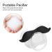 Portable Mini Pacifier - Cute Silicone Beard Pacifier for Babies & Toddlers - Food Grade Safety | International Shipping - Buy Online on GoSupps.com