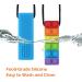 Buy Sensory Chew Necklace - 2 PCs Durable Silicone Chewing Pendants for Kids | Rainbow Colored Chewing Chains - Buy Online on GoSupps.com
