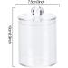Alvinlite Transparent Cotton Swab Holder - Acrylic Round Organizer for Cotton Pads & Buds | Stylish Storage Solution - Buy Online on GoSupps.com