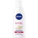 Nivea Vital pampering cleaning milk (200 ml) facial cleaning milk removes make -up and skin pollution thoroughly gentle and moisturizing cleaning milk 200ml - old version