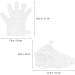 POPETPOP Gloves and Foot Covers Set 100 Booties 100 Gloves with 200 Adhesive Stickers for Foot Pedicure Hot Spa Wax Treatment - Buy Online on GoSupps.com