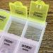 INVODA 2PCS Weekly Pill Organizer - 7 Day Pill Case with Medication Reminders & 21 Detachable Compartments for Easy Pill Management - Buy Online on GoSupps.com