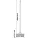 Virtcooy 3 in 1 Floor Scrubber | Floor Scrubber Brush with Long Handle | Shower Cleaning Brush with Triangular Rotating Brush Head for Flooring and Wall White - Buy Online on GoSupps.com