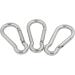 Durable 10pcs M5 304 Stainless Steel Carabiner Snap Spring Hook D Ring Chain Quick Link Lock Fastner - 2 x 1 Size - Buy Online on GoSupps.com