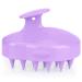 FREATECCH CHAUT Massage brush wet & dry shampoo hair brush for peeling and head massage silicone ridge care hair root healthy head without dandruff stimulates hair growth purple purple contemporary