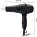 High Power Hair Dryer Professional Ionic Hair Dryer 2000W Salon Lightweight Hairdryer Three Heat and Two Speeds Hot and Cold Wind Constant Temperature Hair care1.8 Metre Power for Home & Salon Black - Buy Online on GoSupps.com