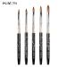 KADS 100% Kolinsky Sable Acrylic Brush Set (5pcs) - Sizes 2 4 6 8 10 for Nail Art - Premium Quality Black Kolinsky Brushes for Acrylic Nails - Buy Online on GoSupps.com