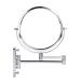 Wall Makeup Mirror  Rust Proof Wall Swivel Mirror  High Definition for Home Makeup Tool Hotel Makeup Supplies