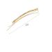 Clear Rhinestone Studded Gold Hair Barrette Bobby Pin Clip - 4 Count - Buy Online on GoSupps.com