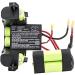 Buy 1500mAh 12V Battery Compatible with ZB3001 ZB02ER ERGO Series & More - International Shipping Available - Buy Online on GoSupps.com