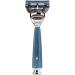 M HLE Rytmo Shaving Set - Gillette-Compatible Razor Pure Badger Hair Brush & Petrol Resin Handle | International Shipping Available - Buy Online on GoSupps.com