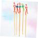 FRCOLOR 12pcs Ear Wax Remover Kit - Wooden Ear Picks & Stainless Steel Tools for Kids - Cartoon Bamboo Design - Effective Ear Cleaner - Buy Online on GoSupps.com