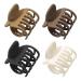 4Pcs Double Row Teeth Hair Clips for Thin and Thick Hair 1.6" Small Claw Clips Non-slip Matte Clips Hair Accessories for Women Girls