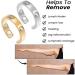 Artocct Lymphatic Drainage Magnet Ring - 2PC Adjustable Weight Loss & Blood Sugar Controller - Unisex Open Finger Design - Buy Online on GoSupps.com