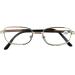 Shop Inlefen Vintage Metal Frame Rectangle Reading Glasses - +4.00 to +6.00 | Stylish Eyewear with Case | International Shipping Available - Buy Online on GoSupps.com