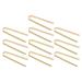 Cabilock Bread Starter 10Pcs Wooden Kitchen Tongs Toast Tongs Bread Food Clamp for Holding Toast Bacon Muffin Fruits Cake Snacks Sandwich Toaster Press