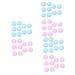 Healeved 180 Pcs Earmuffs Ear Protection Ear Covers Shower Bathing Ear Cover Ear for Barber Ear Protector Caps Ear Cuff Waterproof Ear Covers Bathing Ear Caps Eva Hair Accessories Miss 3.7x3.7cmx3pcs Assorted Colorx3pcs