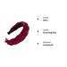 MIRRAY Ladies Rockabilly Velvet Hairband | Trendy Summer Headband in Wine - Stylish Hair Accessories for Women - Buy Online on GoSupps.com