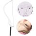 Eyebrow Line Mark Ruler Microblading Eyebrow Positioning Line Sponge Measure Tool Set (Silver) - Buy Online on GoSupps.com