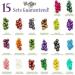 Wiz Dice Series II - 105 Dice in 15 Sets of 7 Unique Colors - Perfect DND Gifts and Accessories for TTRPG MTG Games - D&D Dice Sets in Unique Finishes - Buy Online on GoSupps.com