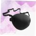 FOMIYES 2pcs Lazy Eye Cover Amblypia Eye Patch Single Eye One Eye Patch Adult Amblyopia Patches Pirate Black - Buy Online on GoSupps.com