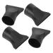 Outanaya 4pcs Hair Dryer Accessories Hair Dryer Attachment Narrow Concentrator Attachment Black Plastic