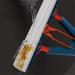Mop Squeeze Foldable Cotton HeadReplace Household Cleaning Mopping Telescopic Handle Free Hand Washing (Blue 28cm Blue mop) to Pursue Happiness - Buy Online on GoSupps.com