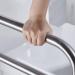 Bathroom Grab Bar Safety Support Rail 24-Inch Shower Grab Bar Brushed Nickel Safety Support Handrail for Bathroom Sturdy Base Fol - Buy Online on GoSupps.com