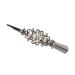 Hellery ladies hair clip made of hair clip clip crocodile hair clips hairdresser sectioning clips combi clip with rhinestone decoration white