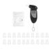 LCD ATMANALYSTER Digital LCD screen Alcohol-Athem tester Sustainable keychain atem analyzer (batteries do not contain no backlight) (20 Mouthpieces)