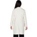 Professional Fitted Women's Lab Coat - Beige, Small - 38 Long, 5 Pockets - Ideal for Medical & Science Use - Buy Online on GoSupps.com