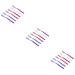 Tovinanna 18 Stk plastic plastic Pleasure trip manuellsen toothbrush dental brushes adult nylons tooth adult premium medium adults heavy clean brush for adults travel