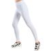Kiderence Youth Girls White Athletic Capri Leggings - Size 11-13 Years | Dance, Running, Yoga Shorts - Buy Online on GoSupps.com