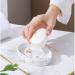 Shop Pochy Ceramic Marbling Bathroom Set - 4-Piece Light Gray Toilet Accessories | International Shipping Available - Buy Online on GoSupps.com