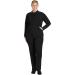 Healing Hands Purple Label Scrub Jacket 5038 Dakota Zip Up - Women's Large Black - Buy Online on GoSupps.com