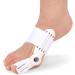 Jiusike Bunion Relief Big Toe Straightener & Valgus Splint - White One Size | Foot Pain Relief & Care - Buy Online on GoSupps.com