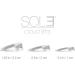 SOL3 Cloud Lifts - 1.25 Inch Invisible Height Increase Insole for Women - Buy Online on GoSupps.com