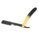 Beard Blade Holder Soft Straight Beard Trimmer Holder Made of Stainless Steel with Gradient ABS Handle for Home Facial Care
