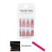 Sethexy Abstract Almond Shape False Nails - 24 Stylish Acrylic French Press-On Nails for Women & Girls - Perfect Swirl Design - Buy Online on GoSupps.com