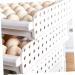 Angoily Box 30 Egg Container Egg Carton Egg Tray with Lid Stackable Egg Holders Drawer Storage Box At Home As Shown 33X26.5X14.3cm - Buy Online on GoSupps.com