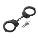 GLORYFIRE Metal Handcuffs Professional Grade Double Lock Carbon Steel in Black Perfect for Training and Daily Use
